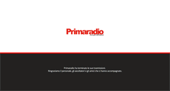 Desktop Screenshot of primaradio.it